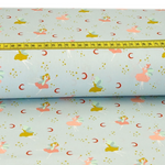 Baumwolle Magical Nights Hellblau BIO