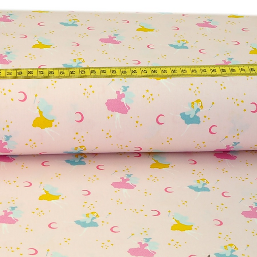 Baumwolle Magical Nights Hellrosa BIO