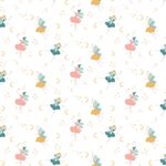 Baumwolle Magical Nights Cremeweiß BIO