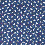 Coton Licorne Arc-en-ciel sur Bleu