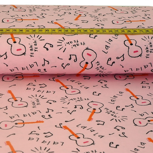 Jersey Gitarren auf Rosa