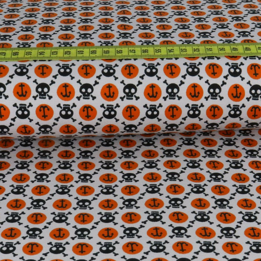 Jersey Skulls & Anker Hellgrau