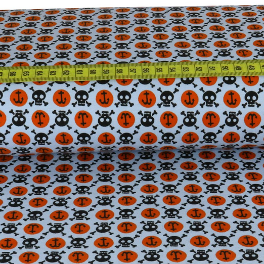 Jersey Skulls & Anker Hellblau