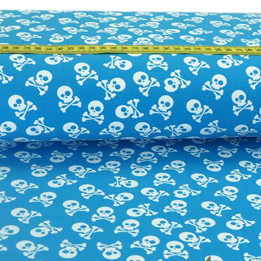 Jersey Pirateflag Himmelblau