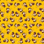 Jersey Cowboy mit Steckenpferd auf Senfgelb