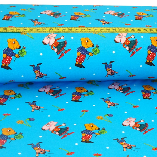 Jersey Maskottchen Herzenswünsche auf Türkis