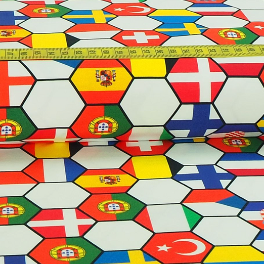 Jersey Länderflaggen in Rauten Digital