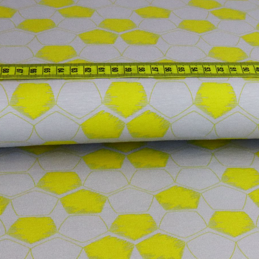 Jersey Soccer Pentagon Gelb/Hellgrau