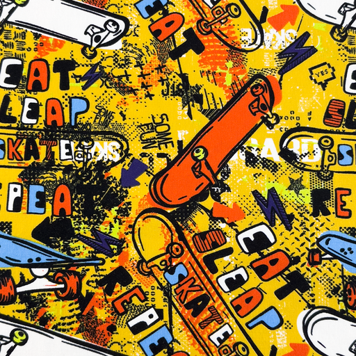 Jersey Skateboards auf Gelb Jersey Skateboards auf Gelb