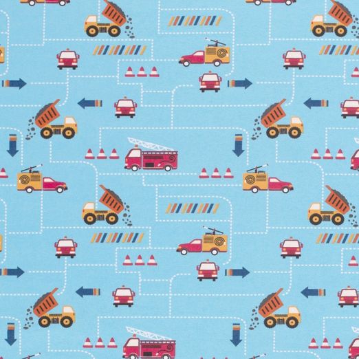 Jersey Ab zur Baustelle auf Türkis