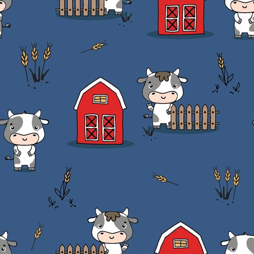 Jersey Sweet Cow auf Dunkelblau