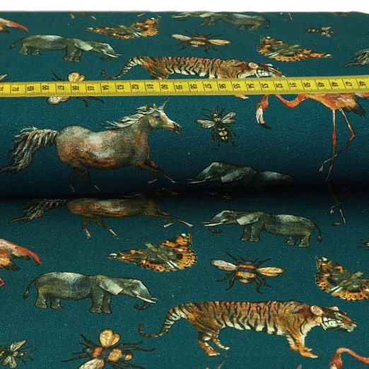Jersey Zoology Jeansblau Digital