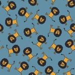 Jersey König der Tiere auf Rauchblau