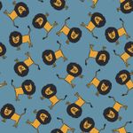 Jersey Král zvířat na kouřově modré