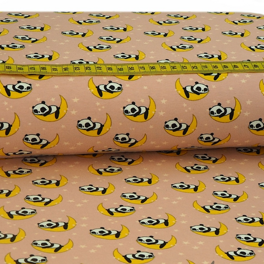 Jersey Panda on the Moon Helles Altrosa