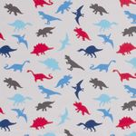 Jersey Dinoparade auf Hellgrau