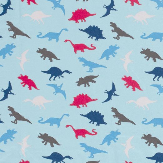 Jersey Dinoparade auf Hellblau