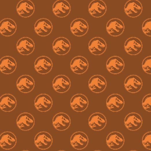 Jersey Jurassic World Dino im Kreis Blutorange LIZENZ