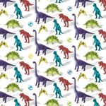 Jersey Jurassic World Colourful Dinos Weiß LIZENZ