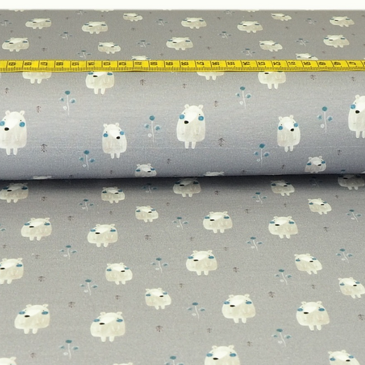 Jersey Fabelwesen Grau Digital