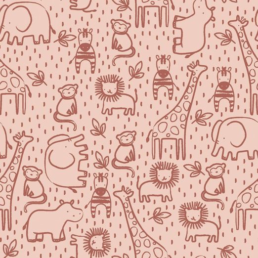 Jersey Dschungeltiere auf Hautfarbe