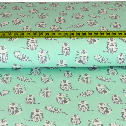 Jersey Streifenkatze Mint Jersey Streifenkatze Mint