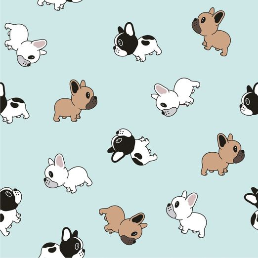 Jersey Bulldogge auf Mint