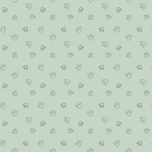 Jersey Dinospuren auf Hellmint