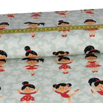 Jersey Ballerina Sterne Mint Jersey Ballerina Sterne Mint