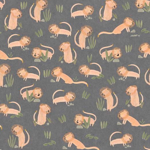 Jersey Lion auf Grau Digital BIO