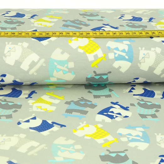 Jersey Skater Rhinos auf Hellgrau