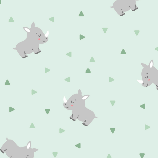 Jersey Small Rhinos auf Hellmint