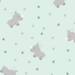 Jersey Small Rhinos auf Hellmint