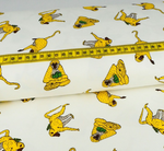 Jersey Monkey auf Cremeweiß