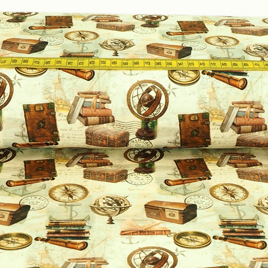 Baumwolle Nautical Überbreite