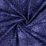 Baumwolle Butterflies & Starflowers Dunkelblau