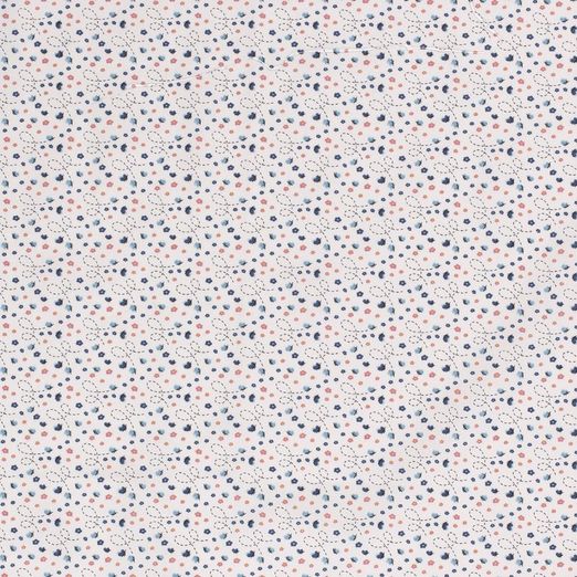 Baumwolle Flying Butterflies auf Cremeweiß