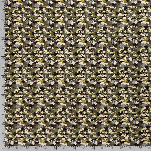 Baumwolle Piloten Camouflage Khaki