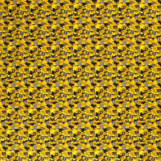 Baumwolle Piloten Camouflage Senfgelb