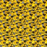 Baumwolle Piloten Camouflage Senfgelb