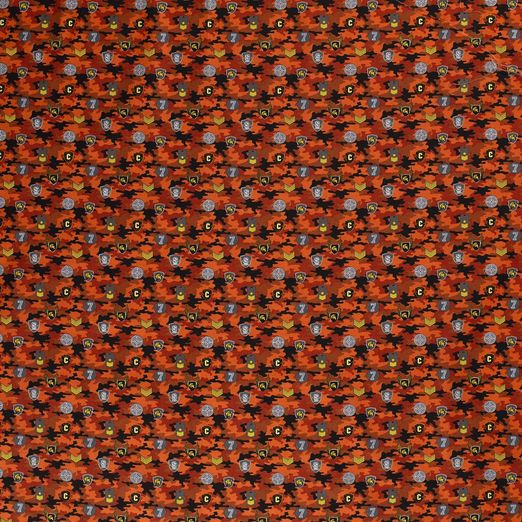 Baumwolle Piloten Camouflage Orange