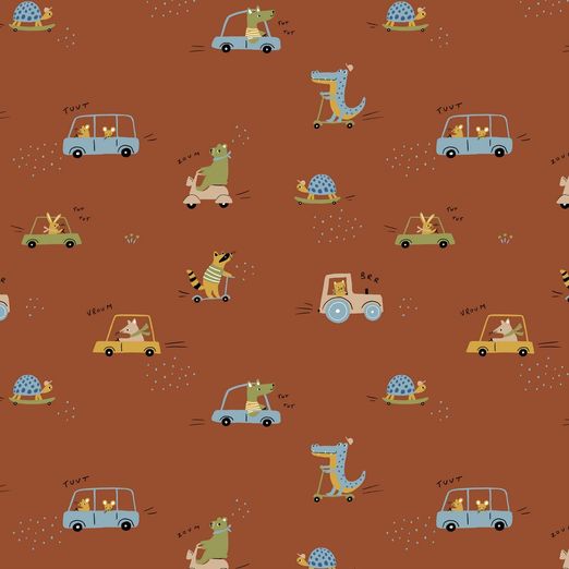 Baumwolle Sweet Traffic auf Blutorange