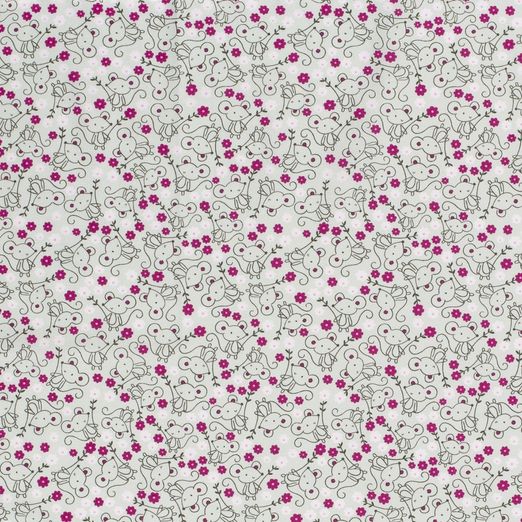 Baumwolle Süße Maus auf Hellmint