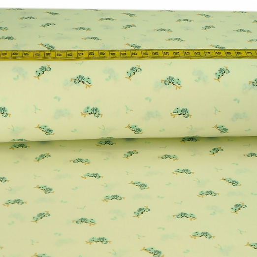 Baumwolle Chamäleon auf Vanille