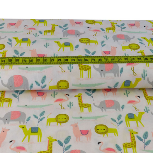 Baumwolle Desert Family auf Weiß SALE