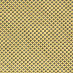 Bavlna Květiny na hořčicově žluté