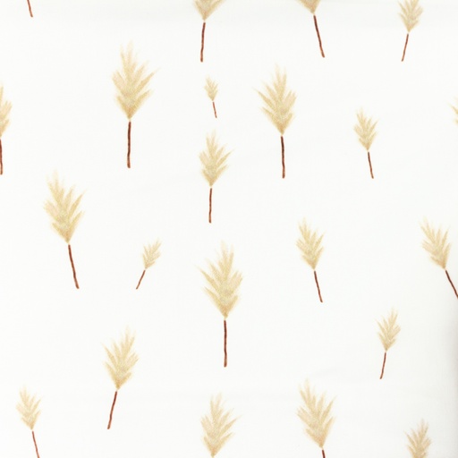 Baumwolle Getreideähren auf Creme Digital