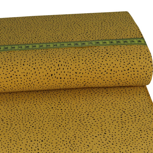 Baumwolle Crash Konfetti Senfgelb Baumwolle Crash Konfetti Senfgelb