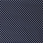 Baumwolle Herzen Mini Dunkelblau