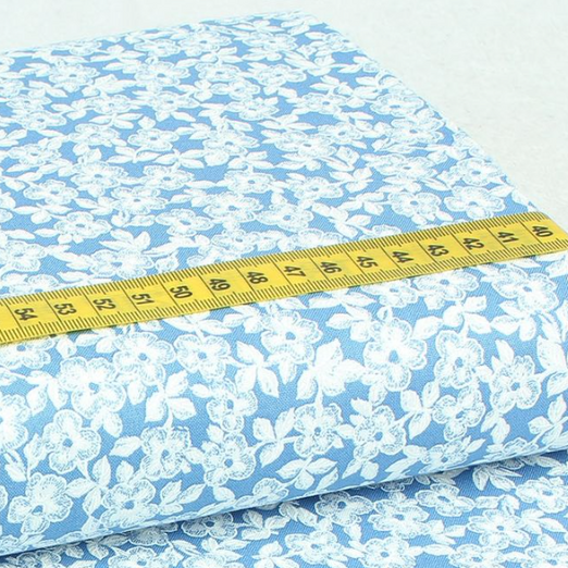 Baumwolle MICHAEL MILLER Flower Jam Wedgewood